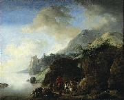 Travelers Awaiting a Ferry Philips Wouwerman